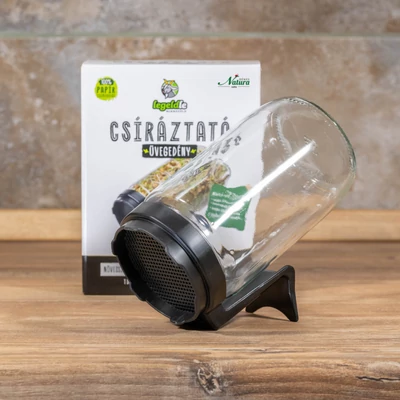 Csíráztató üvegedény - antracit szürke