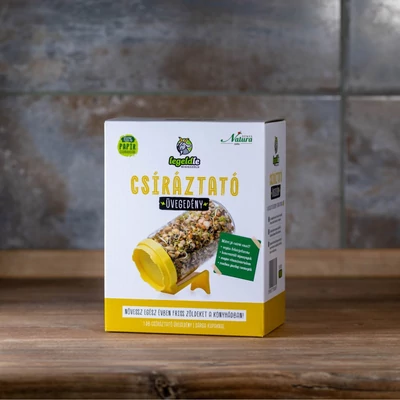 Csíráztató üvegedény - sárga